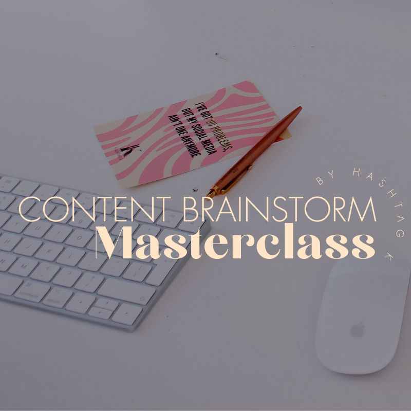Content Brainstorm Masterclass